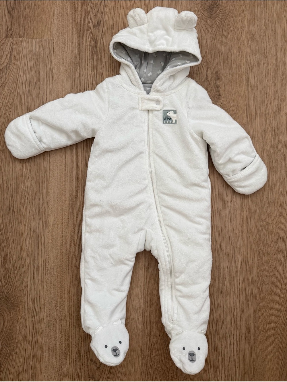 CARTER’S Simple Joys babies Pram Ivory Bear Outerwear 6-9 months